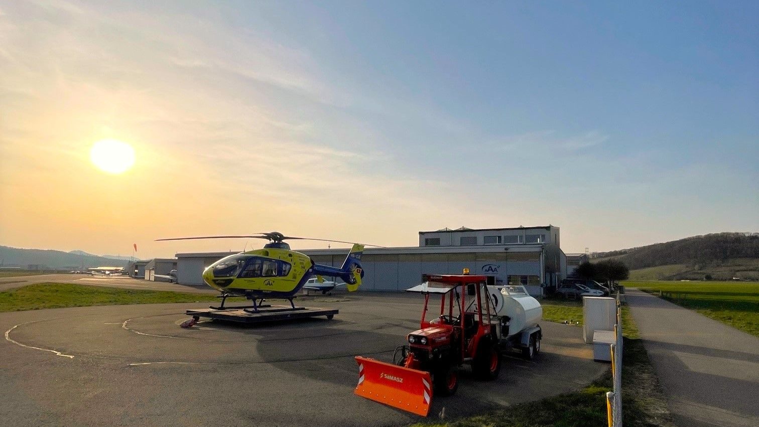 Rettungshelikopter der AAA Alpine Air Ambulance